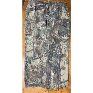Sports Afield Pants Mens Medium Realtree Camo Cargo Hunting Ripstop Hem BDU